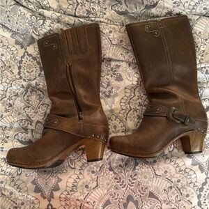 Dansko Brown Heeled Boots